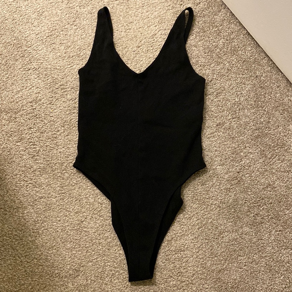 Forever 21 Black Bodysuit ; Size L
